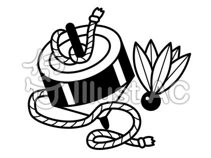 駒の無料フリーイラスト素材白黒モノクロ