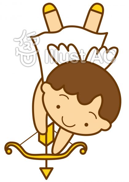 キューピッドの無料フリーイラスト素材