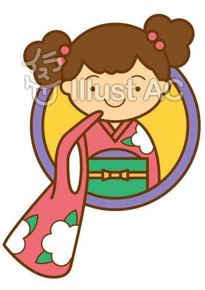 着物 無料フリーイラスト素材集 ぱこすと