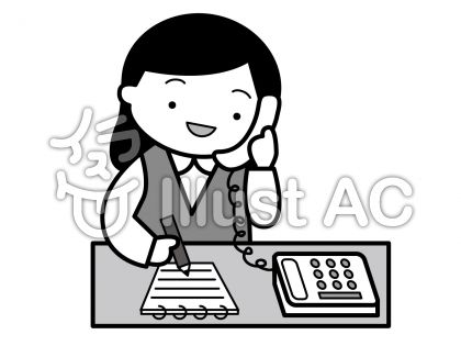 OL2の無料フリーイラスト素材グレースケール