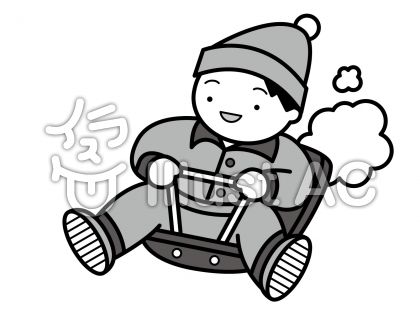 ソリの無料フリーイラスト素材グレースケール