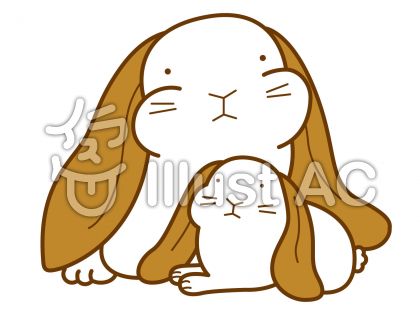うさぎ5の無料フリーイラスト素材
